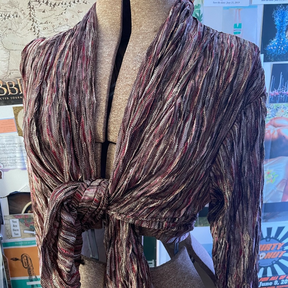 Y2K sheer cardigan top